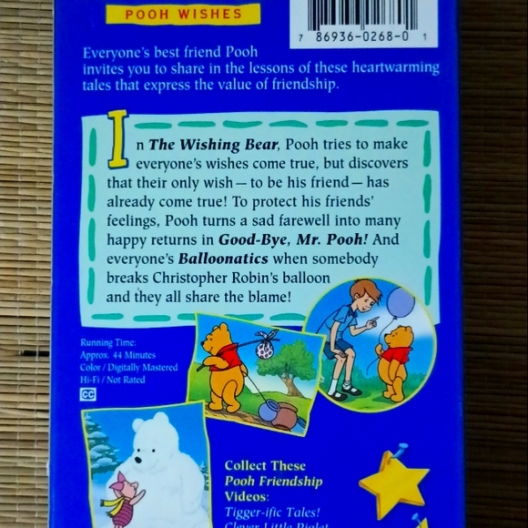 Winnie the Pooh Friendship Vhs - Picture 3 of 3